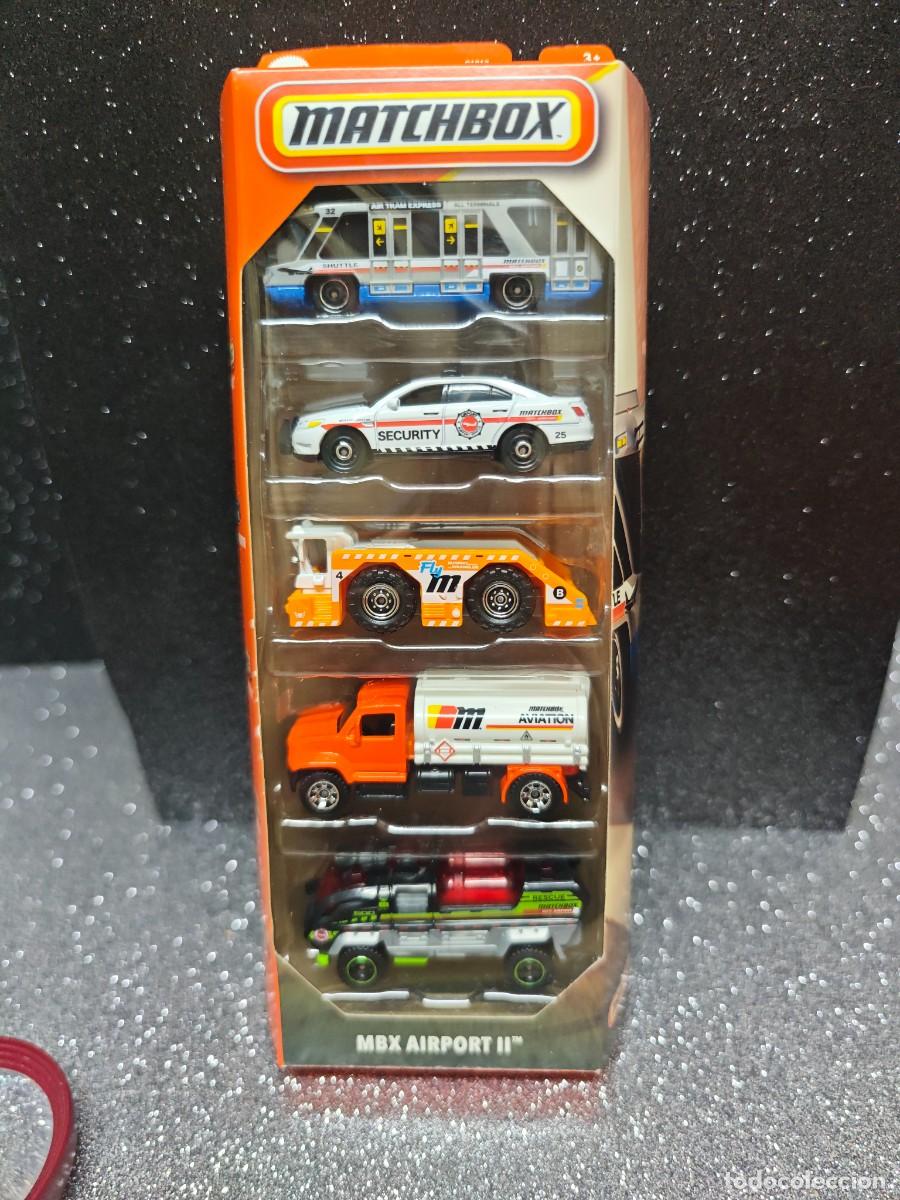 Coches a escala Matchbox: PACK DE 5 COCHES MATCHBOX MBX AIRPORT III