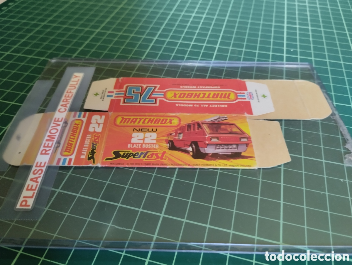 Coches a escala Matchbox: Matchbox caja vac&iacute;a n&uacute;m 22