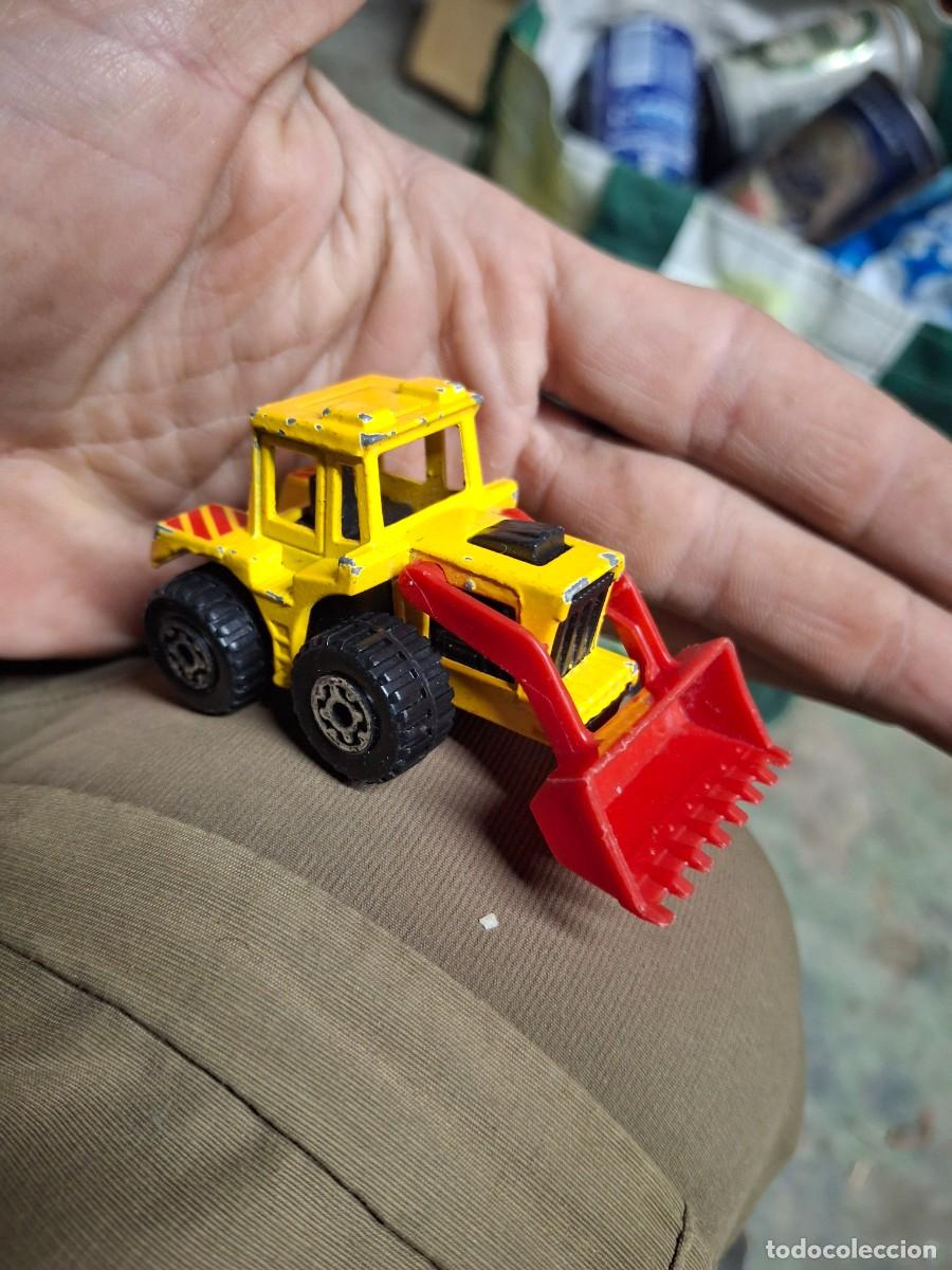 Coches a escala Matchbox: Antiguo m&aacute;quina tractor shovel excavadora pala cargadora maqueta Matchbox Superfast 1976