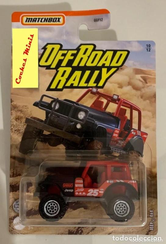 Coches a escala Matchbox: Jeep 4x4 Off Road Rally Matchbox