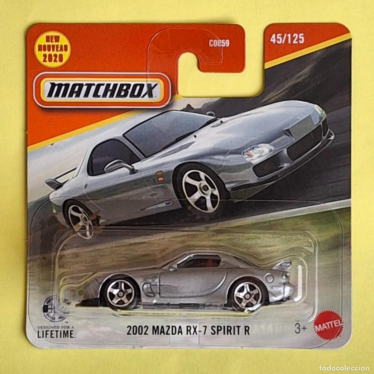 Coches a escala Matchbox: MATCHBOX 2026 45/125 - 2002 MAZDA RX-7 RX7 SPIRIT R - NUEVO EN BLISTER - 1/64