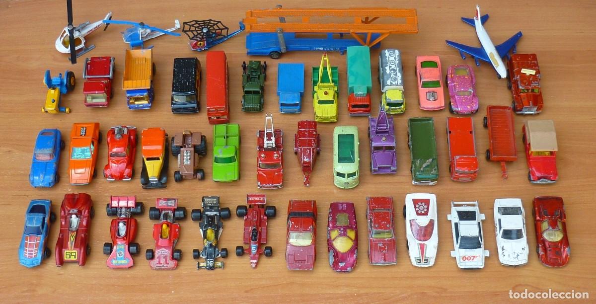 Coches a escala Matchbox: Lote Coches Miniaturas Antiguo-Vintage. Lesney Matchbox etc.