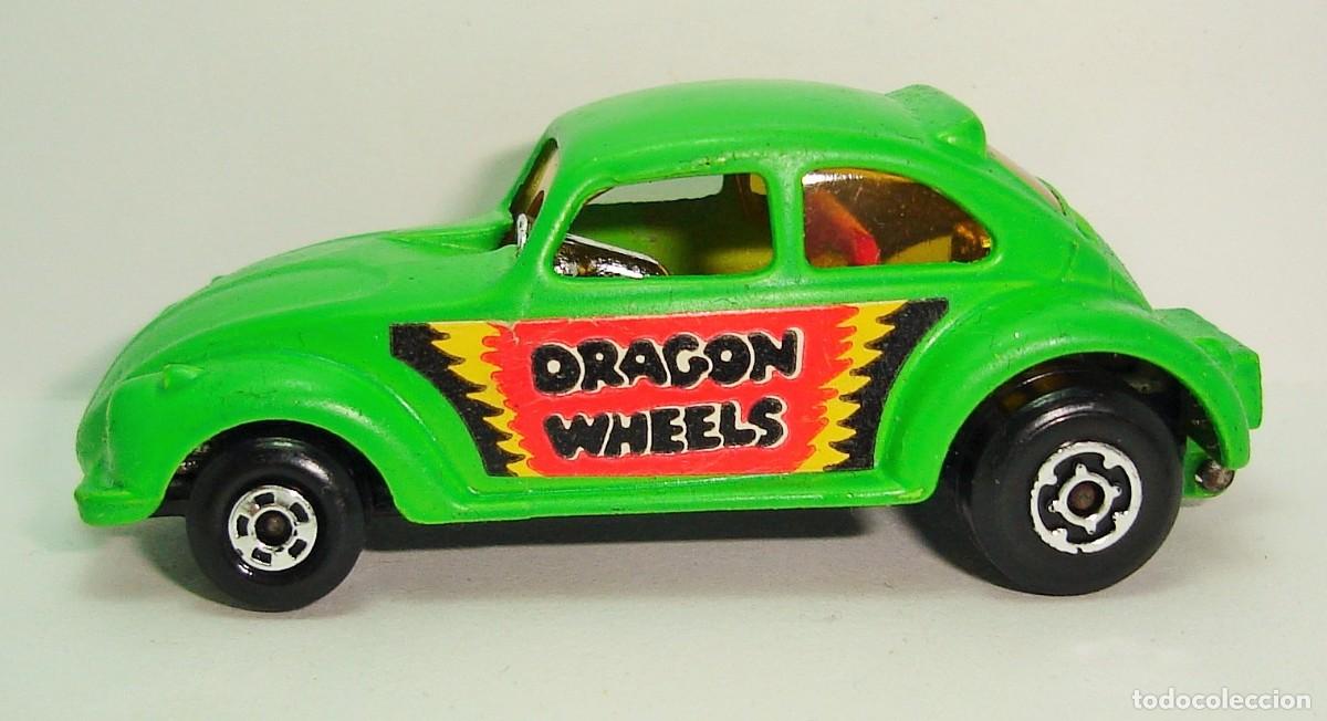 Coches a escala Matchbox: VOLKSWAGEN BEETLE DRAGON WHEELS MATCHBOX LESNEY SUPERFAST NUMERO 43 LOTE 4