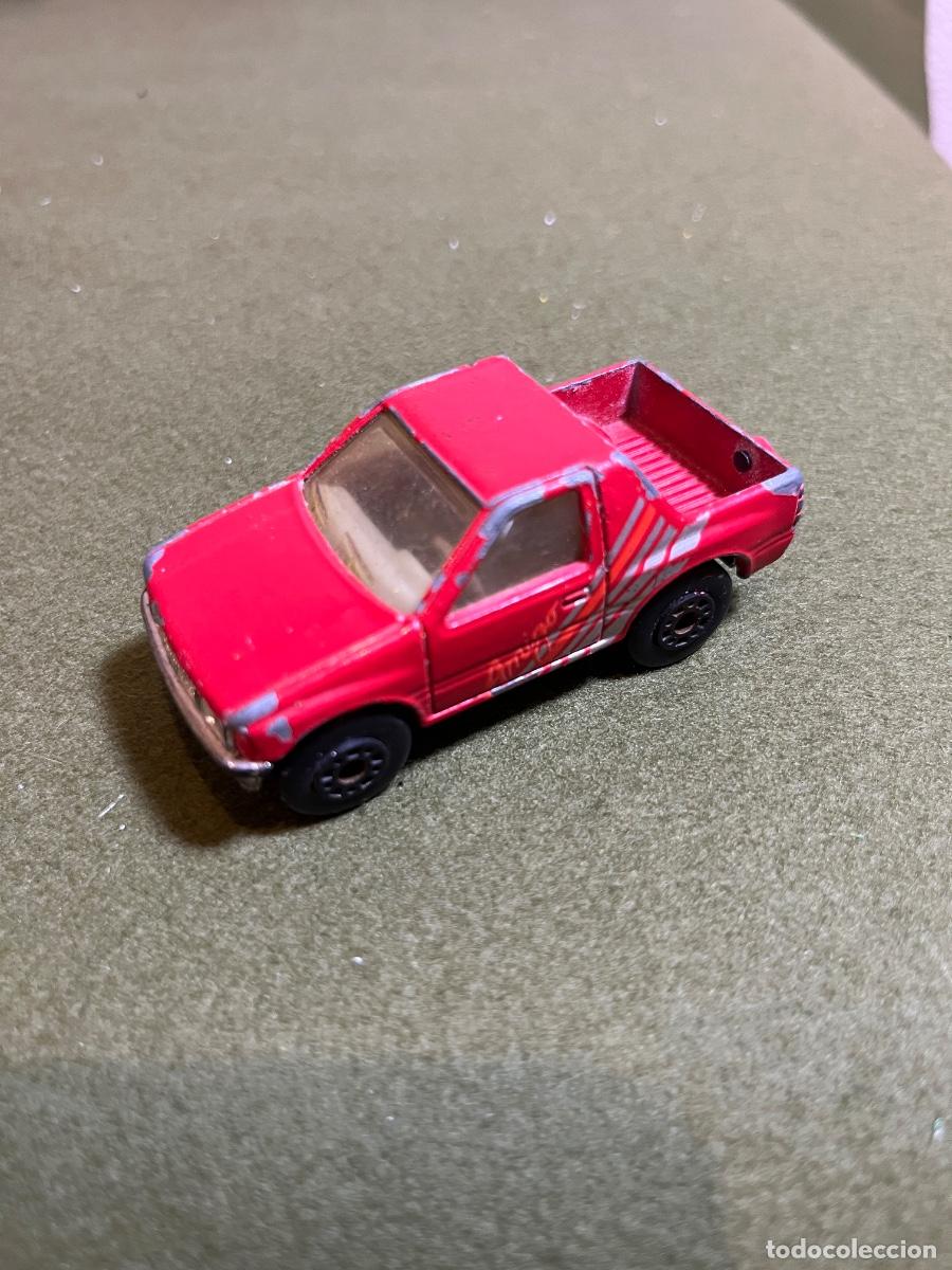 Coches a escala Matchbox: Coche miniatura Matchbox Isuzu Amigo 1:57 Made in Thailand 1991 todoterreno pick-up rojo diecast vin