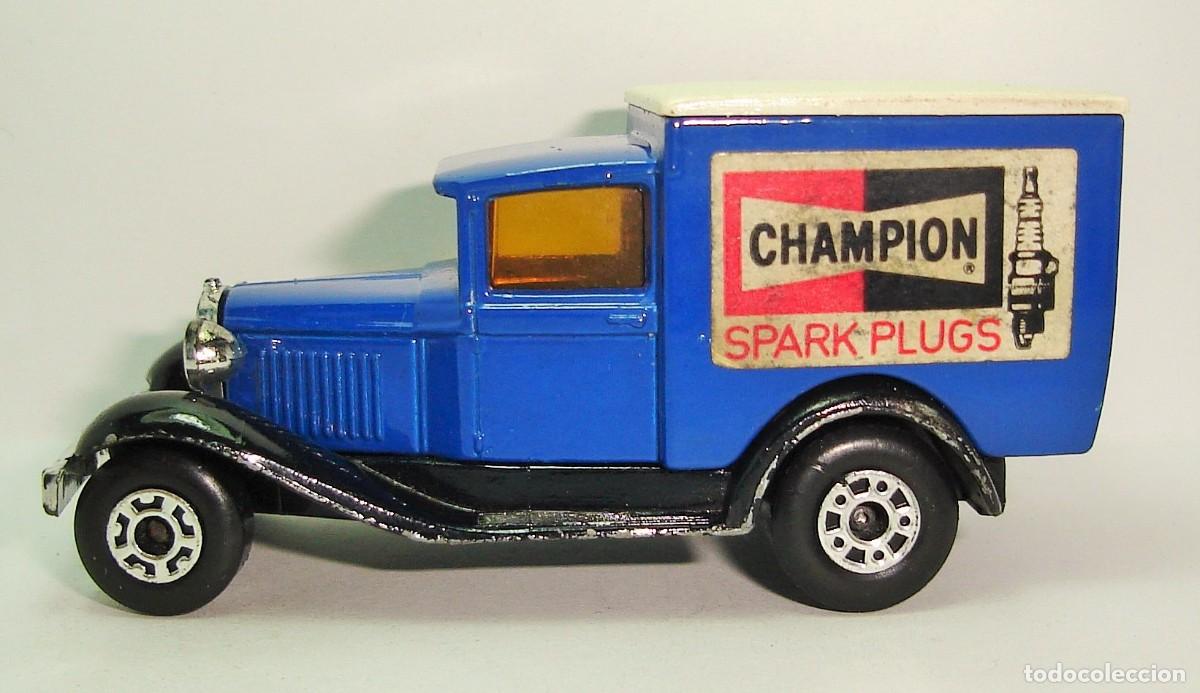 Coches a escala Matchbox: FURGON FORD MODELO A CHAMPION MATCHBOX LESNEY SUPERFAST LOTE 206