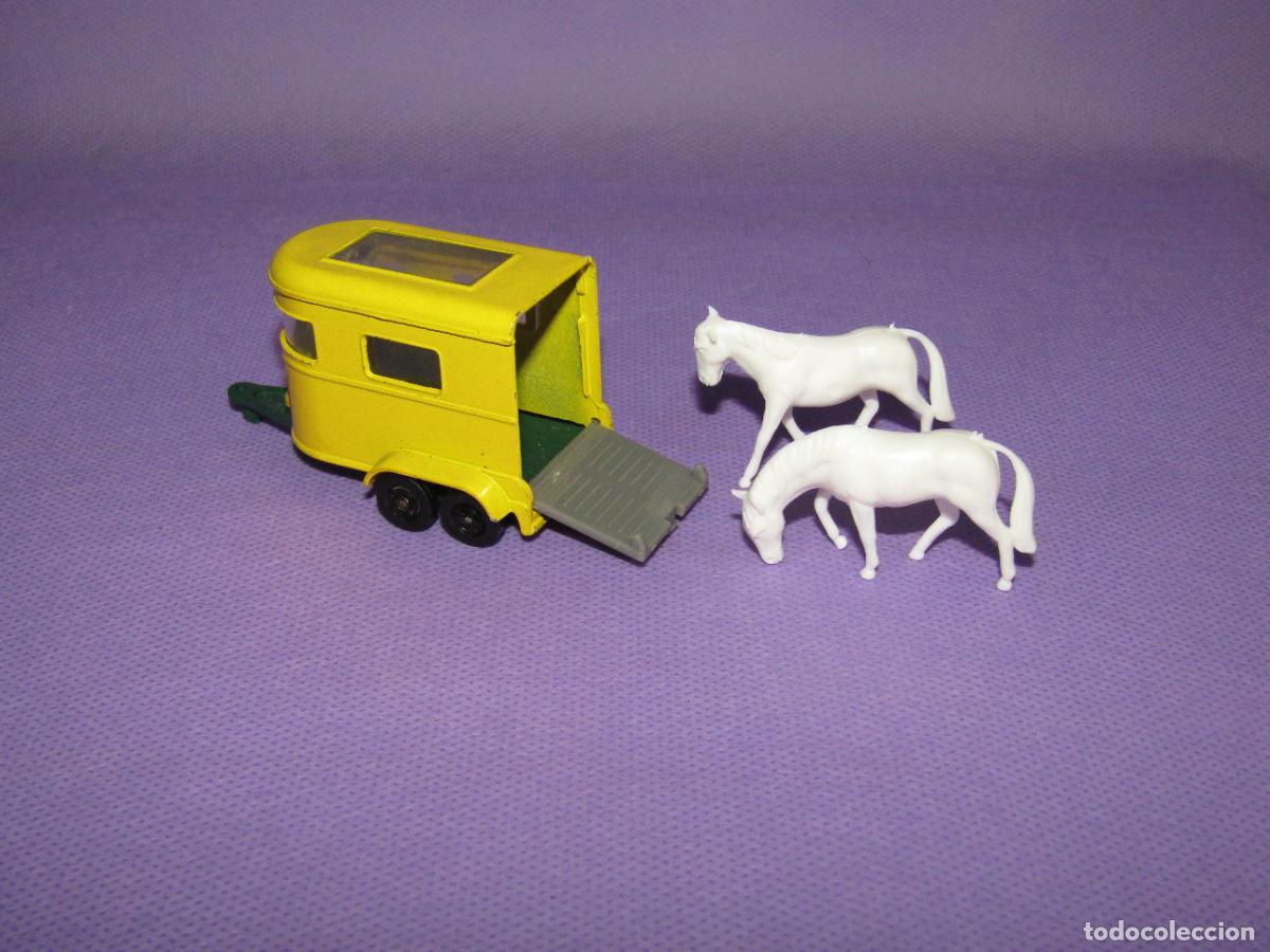 Coches a escala Matchbox: Antiguo Carro Transporte Caballos PONY N&ordm; 43 de MATCHBOX por LESNEY Made in England