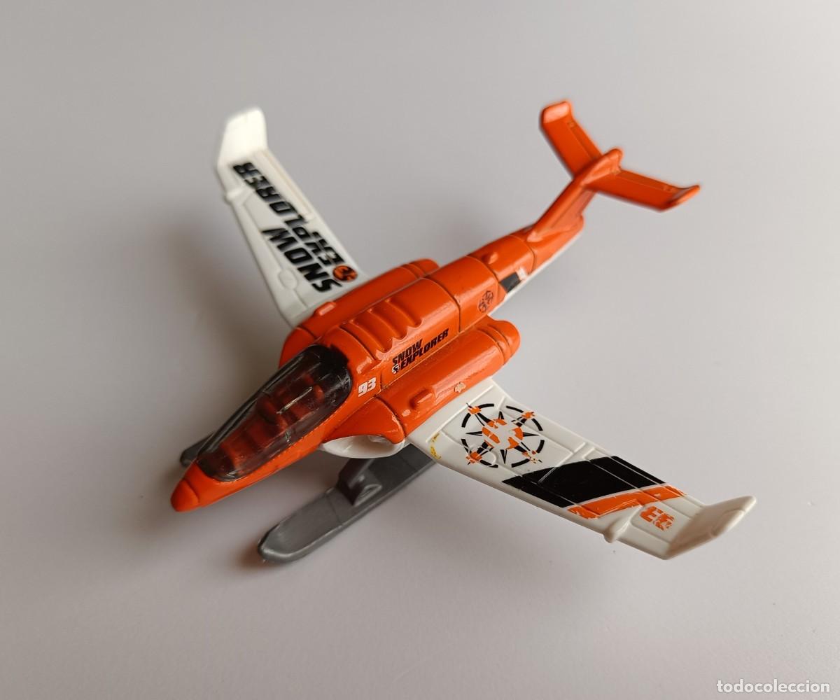 Coches a escala Matchbox: MATCHBOX SKY BUSTER MISSIONS SB93 SNOW EXPLORER PLANE NARANJA - MATTEL 2010 - MADE IN THAILAND 118 G