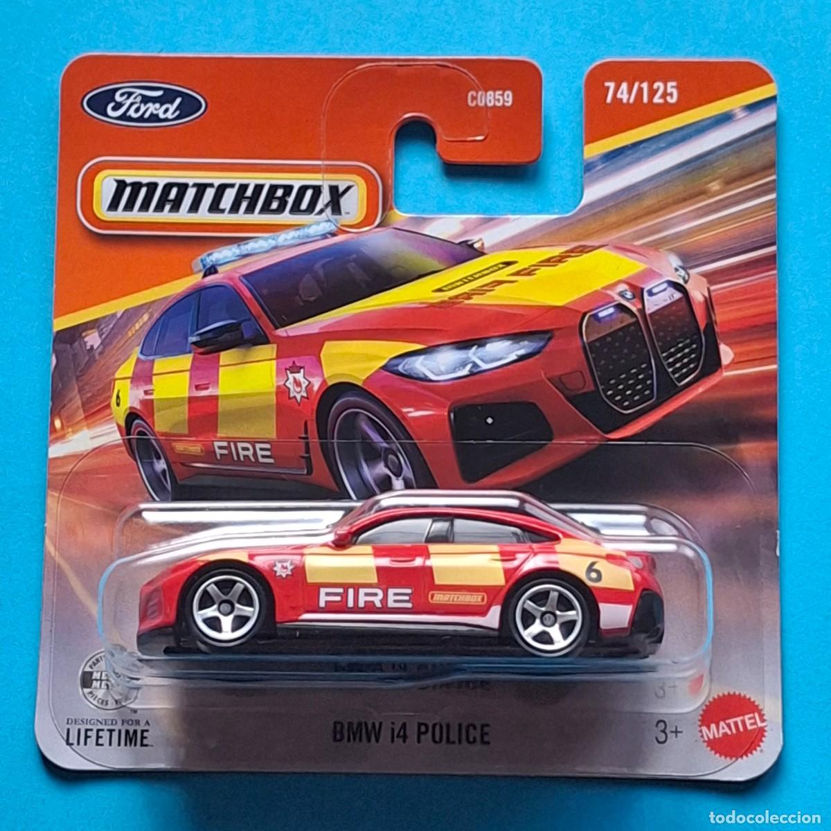 Coches a escala Matchbox: MATCHBOX 2026 74/125 - BMW i4 POLICE - NUEVO EN BLISTER - 1/64