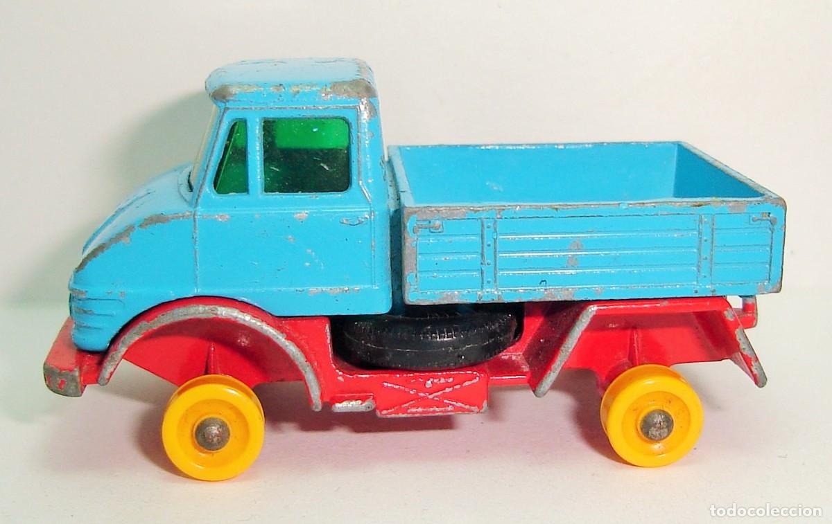 Coches a escala Matchbox: CAMION MERCEDES UNIMOG MATCHBOX LESNEY NUMERO 49 LOTE 325
