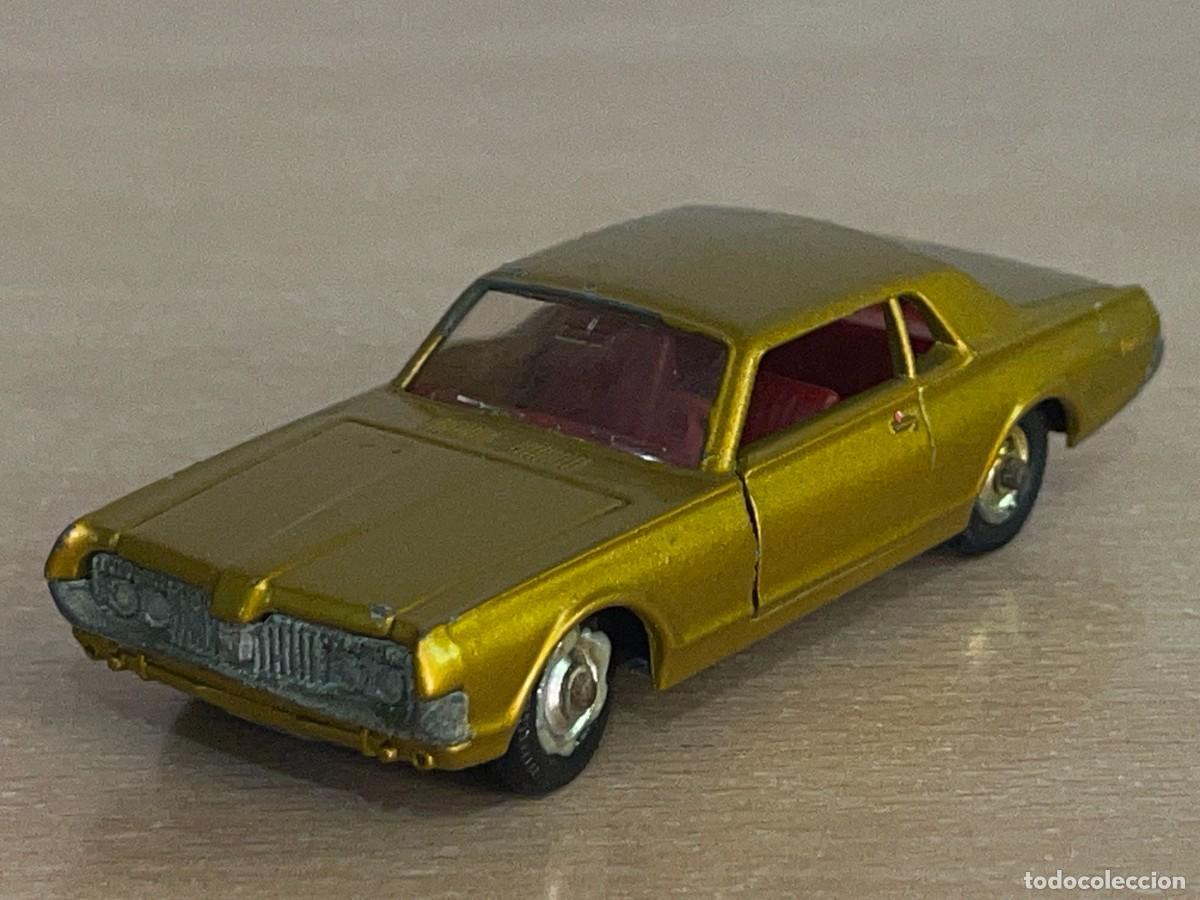Coches a escala Matchbox: 416- Antiguo coche Matchbox King Size MERCURY COUGAR K-21 dorado 1969-71 Made in England Lesney