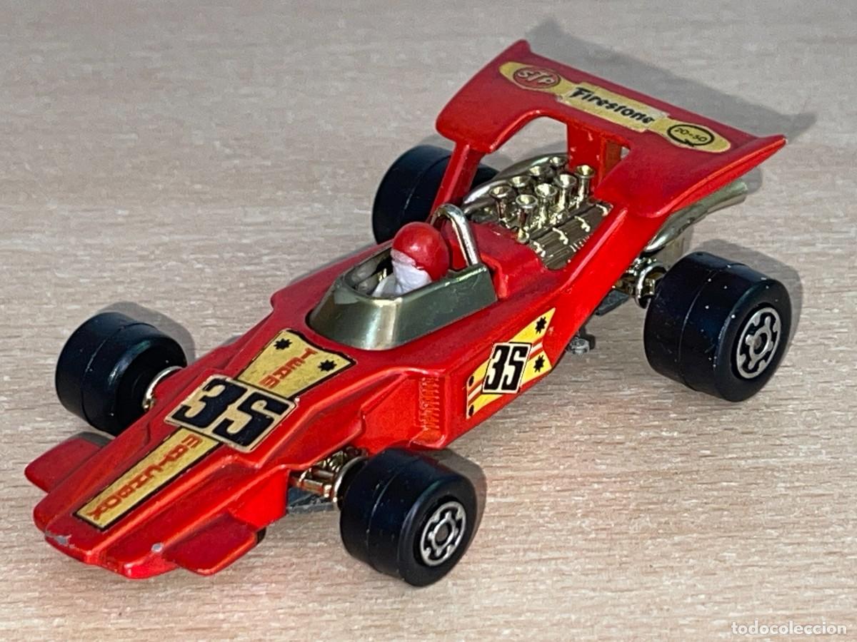 Coches a escala Matchbox: 430- Antiguo coche Matchbox FORMULA 1 #35 K-35 F1 Rojo 1971 Made in England Speed Kings Lesney