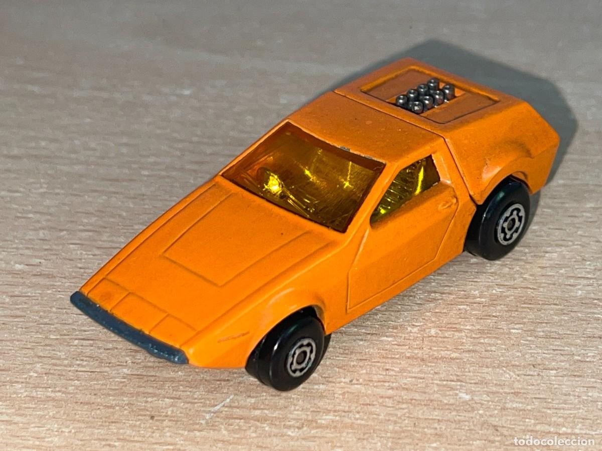 Coches a escala Matchbox: 441- Antiguo coche Matchbox Superfast Tanzara N&ordm; 53 naranja 1972 Made in England Lesney die-cast