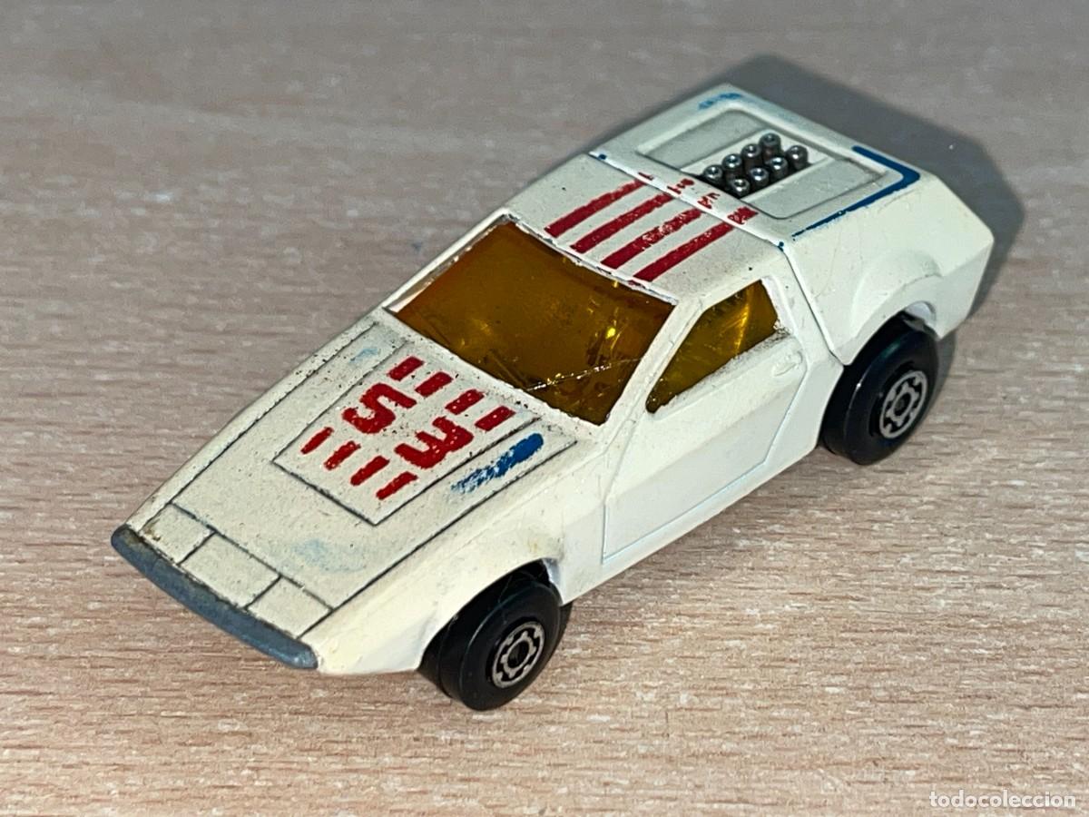 Coches a escala Matchbox: 442- Antiguo coche Matchbox Superfast Tanzara N&ordm; 53 blanco 1972 Made in England Lesney die-cast