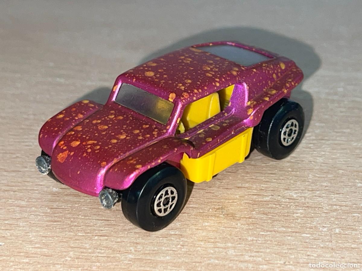 Coches a escala Matchbox: 445- Antiguo coche Matchbox Superfast Beach Buggy N&ordm; 30 fucsia 1970 Made in England Lesney die-cast