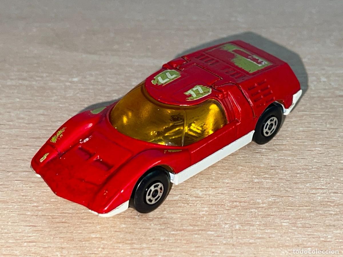 Coches a escala Matchbox: 449- Antiguo coche Matchbox Superfast Mazda RX 500 N&ordm; 66 rojo 1971 Made in England Lesney die-cast