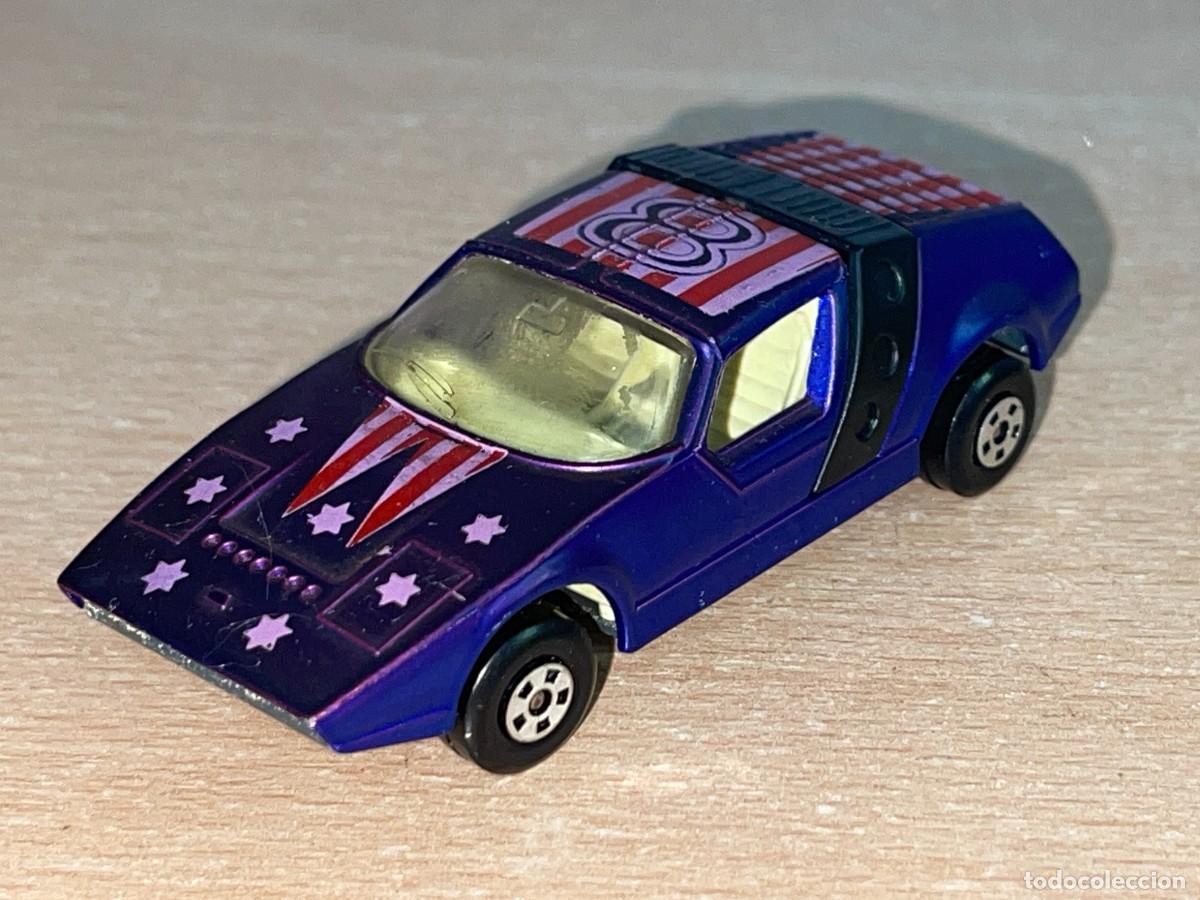 Coches a escala Matchbox: 451- Antiguo coche Matchbox Superfast Siva Spyder N&ordm; 41 morado 1972 Made in England Lesney die-cast