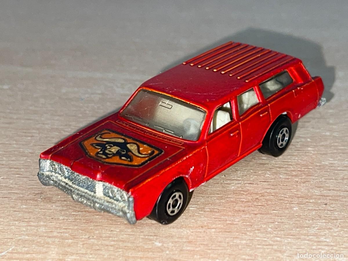 Coches a escala Matchbox: 461 Antiguo coche Matchbox Superfast Mercury Bufalo N&ordm; 59 or 73 rojo Made in England Lesney die-cast