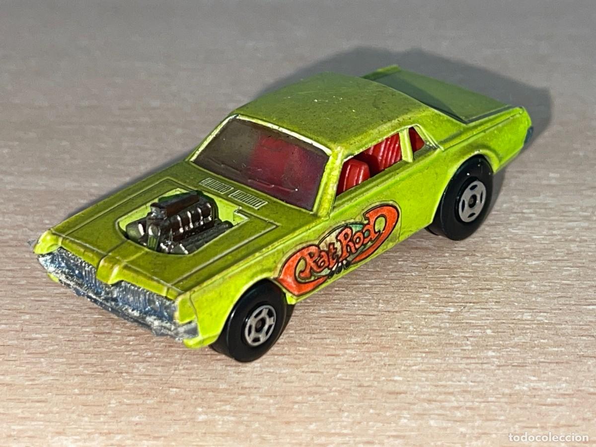 Coches a escala Matchbox: 462- Antiguo coche Matchbox Superfast Mercury Cougar Rat Rod N&ordm; 62 1970 Made England Lesney die-cast