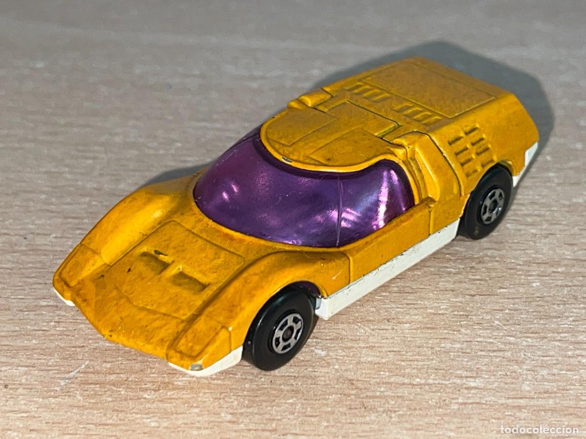 Coches a escala Matchbox: 465 Antiguo coche Matchbox Superfast Mazda RX 500 N&ordm; 66 naranja 1971 Made in England Lesney die-cast