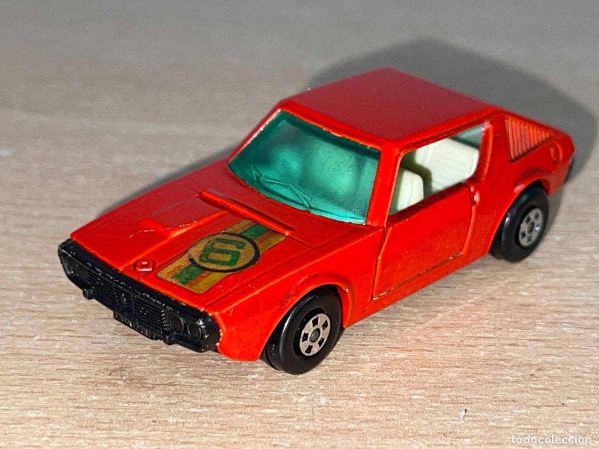Coches a escala Matchbox: 466- Antiguo coche Matchbox Superfast Renault 17 TL N&ordm; 62 rojo 1974 Made in England Lesney die-cast
