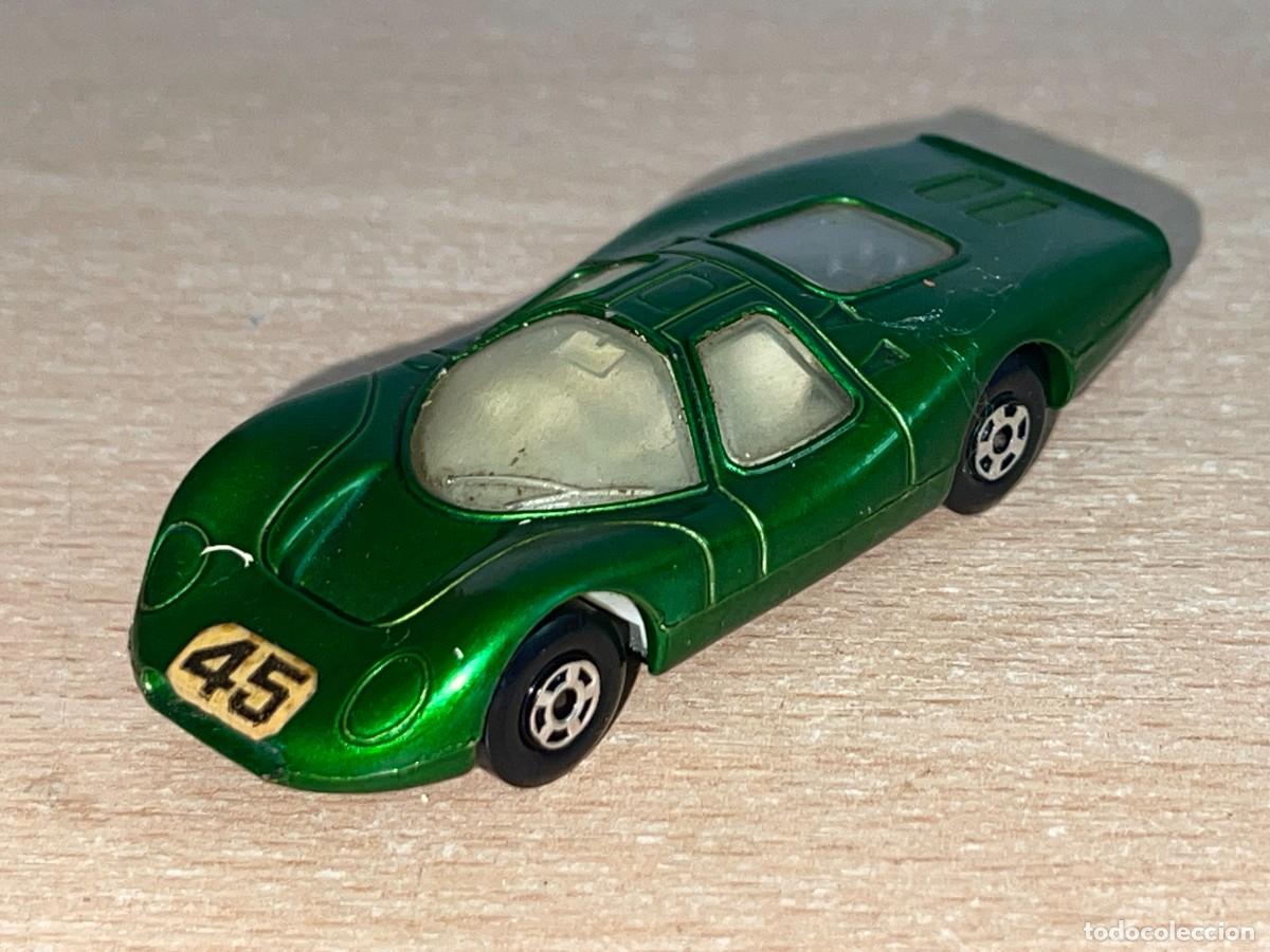 Coches a escala Matchbox: 468- Antiguo coche Matchbox Superfast Ford Group 6 N&ordm; 45 verde 1969 Made in England Lesney die-cast