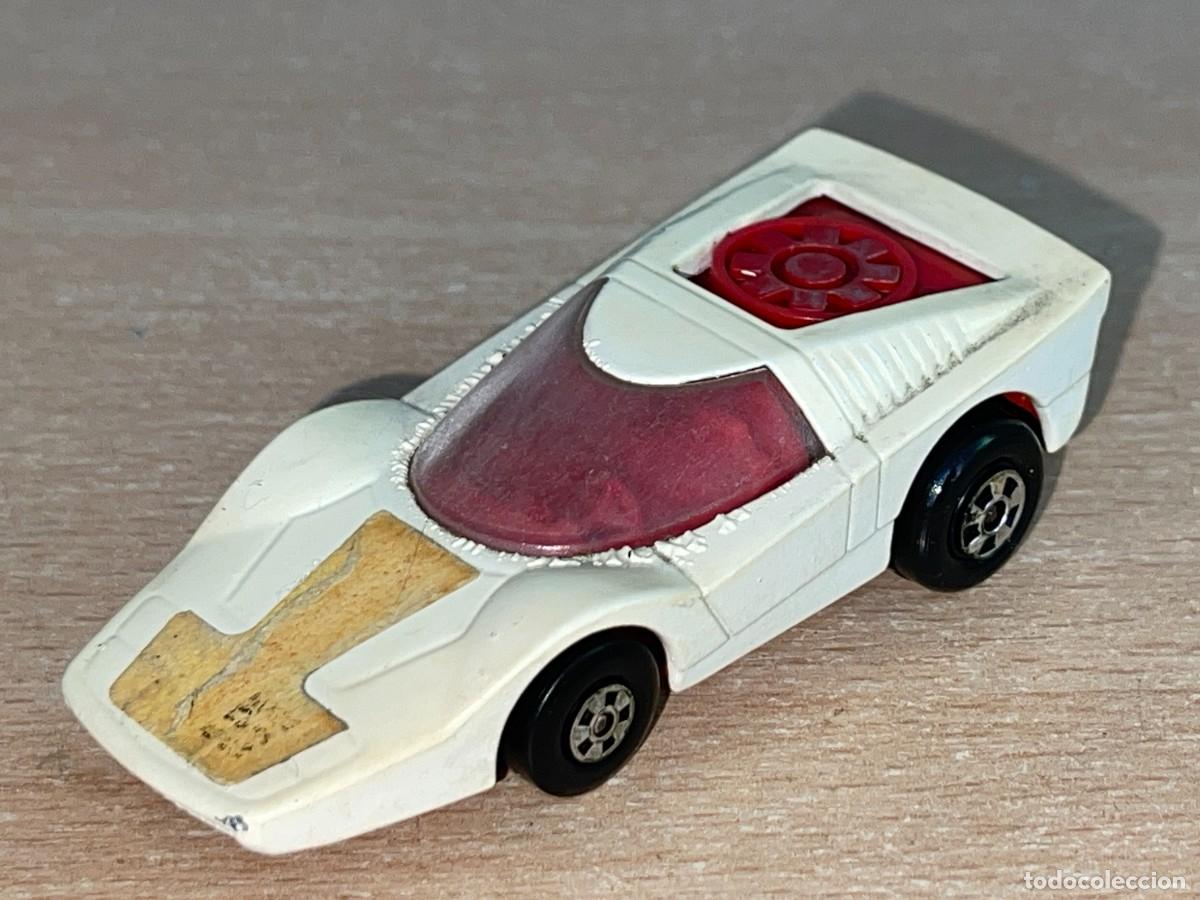 Coches a escala Matchbox: 469- Antiguo coche Matchbox Rolamatics Fandango N&ordm; 35 blanco 1975 Made in England Lesney die-cast