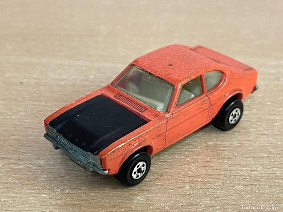 Coches a escala Matchbox: 479- Antiguo coche Matchbox Superfast Ford Capri N&ordm; 54 rosa 1970 Made in England Lesney die-cast