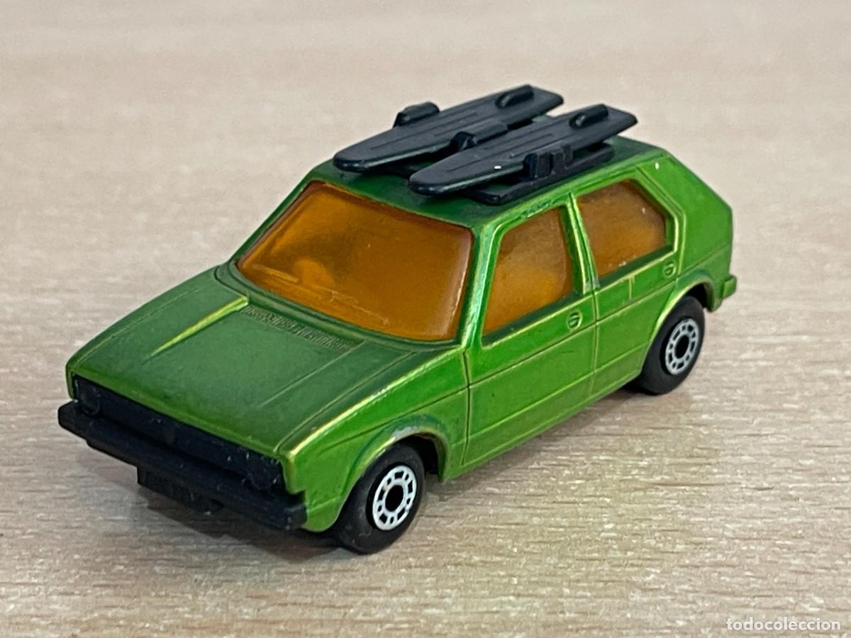 Coches a escala Matchbox: 488- Antiguo coche Matchbox Superfast VW Golf Surf N&ordm; 7 verde 1976 Made in England Lesney die-cast