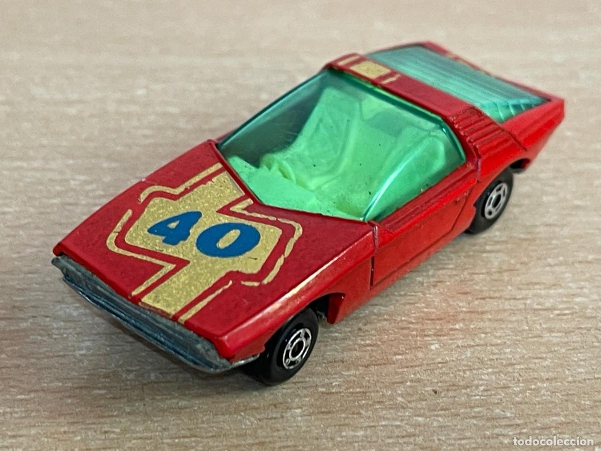 Coches a escala Matchbox: 497 Antiguo coche Matchbox Superfast Vauxhall Guildsman N&ordm; 40 rojo 1971 Made England Lesney die-cast