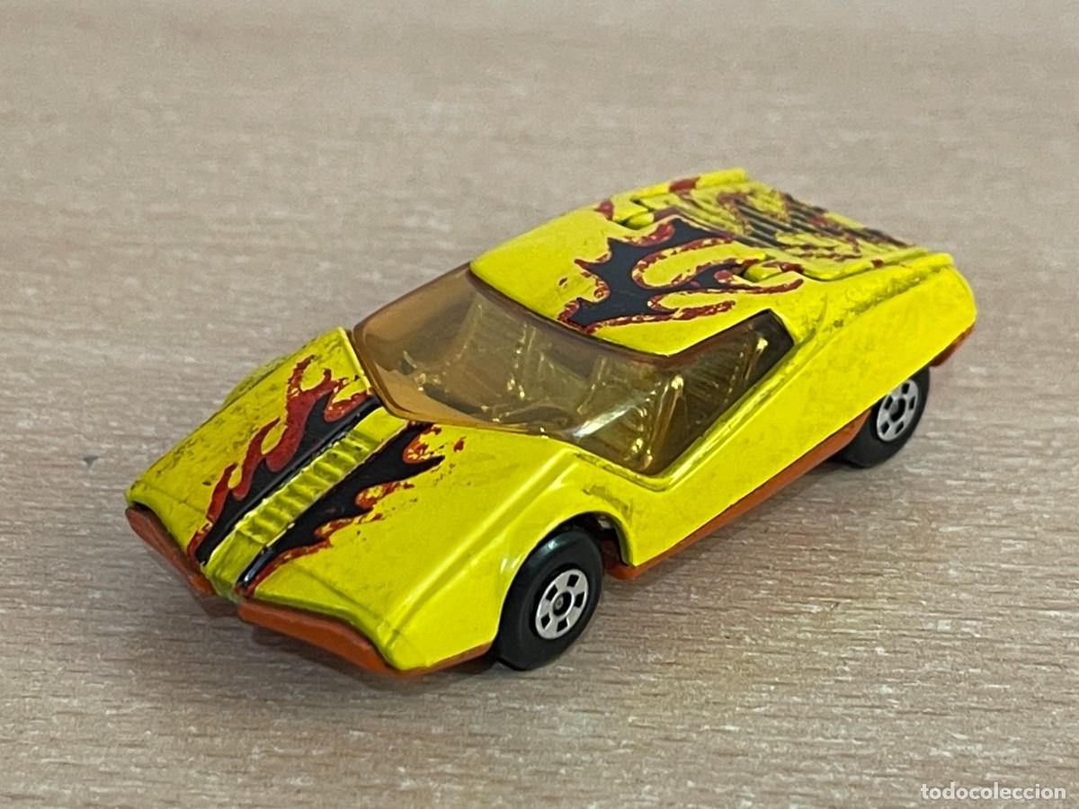Coches a escala Matchbox: 499- Antiguo coche Matchbox Superfast Datsun 128X N&ordm; 33 llamas 1973 Made in England Lesney die-cast