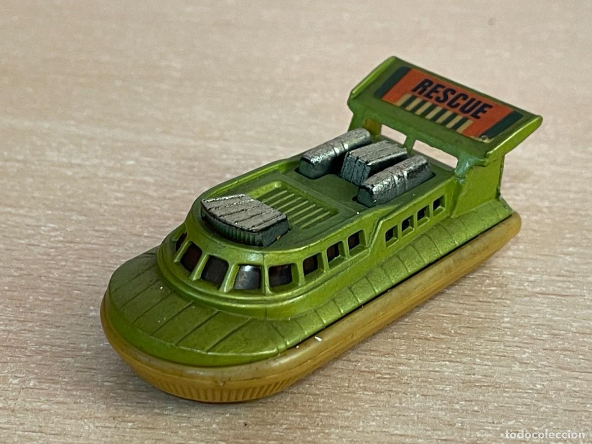 Coches a escala Matchbox: 508 Antiguo veh&iacute;culo Matchbox Superfast Hovercraft N&ordm; 72 & 2 verde 1972 Made England Lesney die-cast