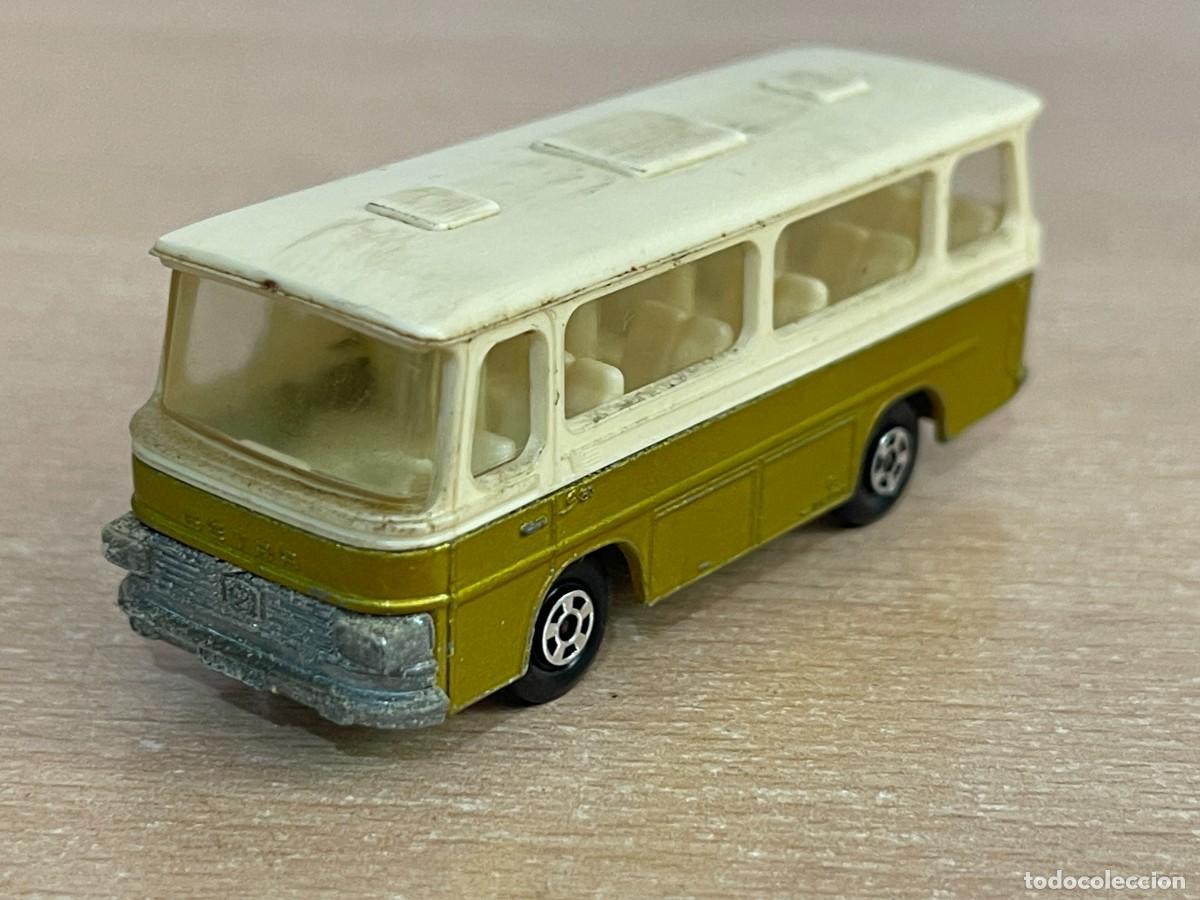 Coches a escala Matchbox: 514- Antiguo autob&uacute;s Matchbox Superfast Setra Coach N&ordm; 12 1970 Made in England Lesney die-cast