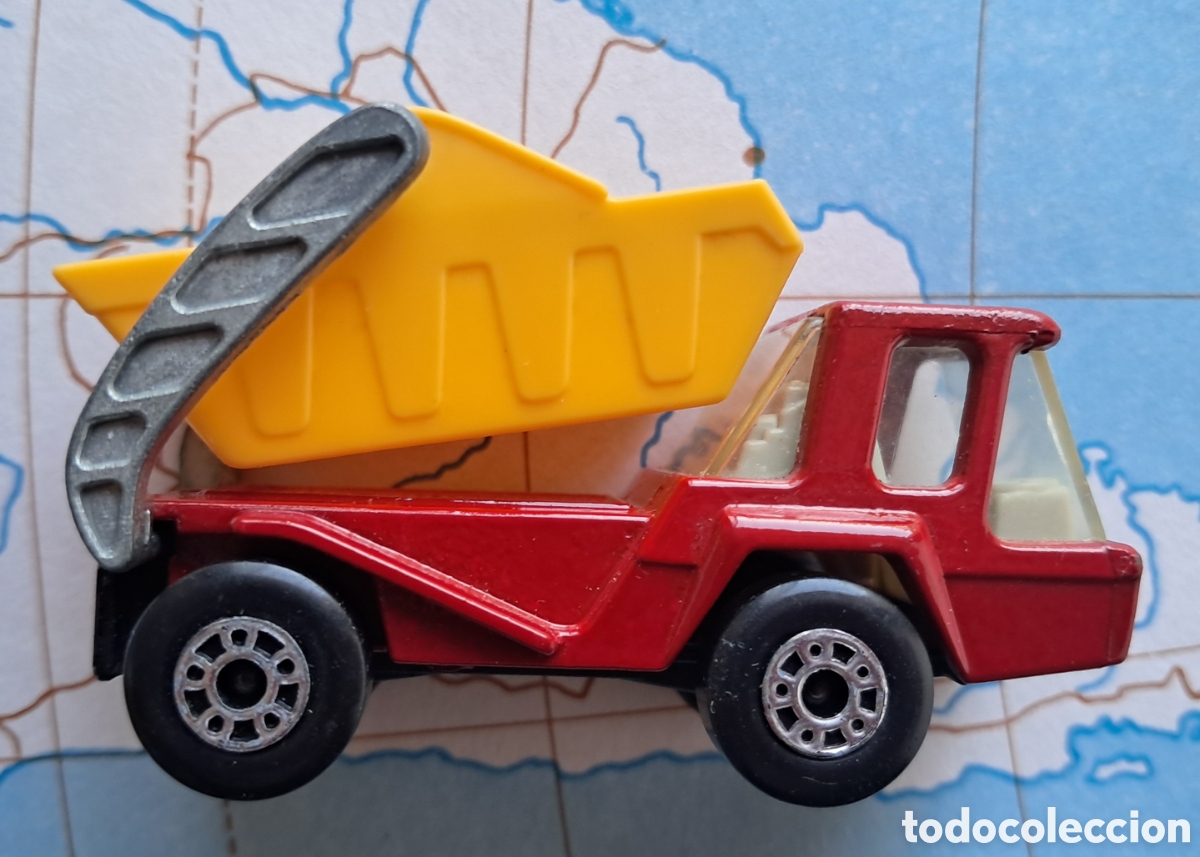 Coches a escala Matchbox: Matchbox Superfast n&deg;37. Skip Truck. Cami&oacute;n portacontenedores de cadenas a&ntilde;os 70- 80