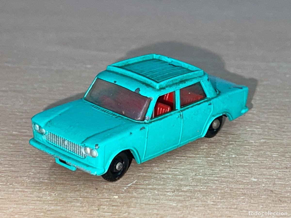 Coches a escala Matchbox: 522- Antiguo coche Matchbox Lesney Fiat 1500 N&ordm; 56 azul a&ntilde;os 60 Made in England die-cast metal