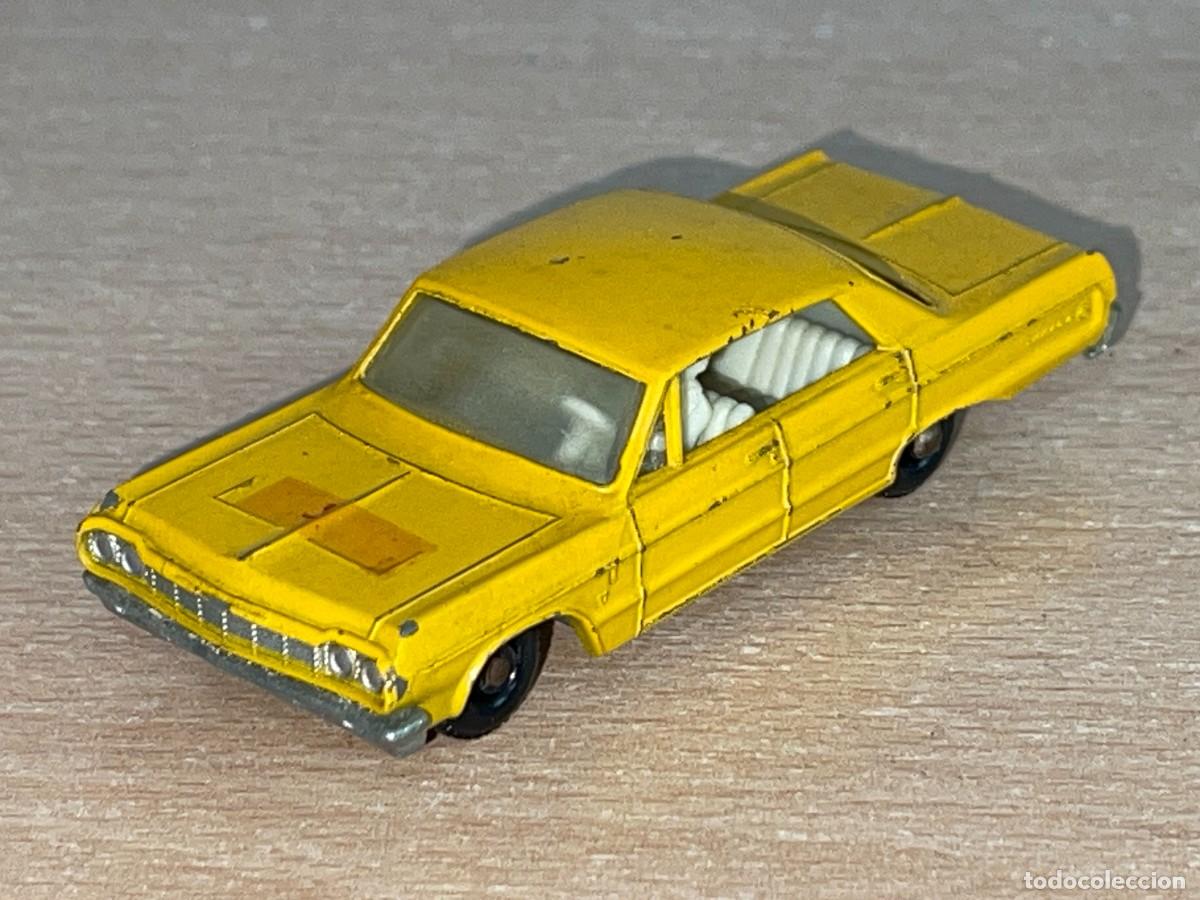 Coches a escala Matchbox: 526- Antiguo coche Lesney Matchbox Series Chevrolet Impala Taxi N&ordm; 20 60's Made in England die-cast