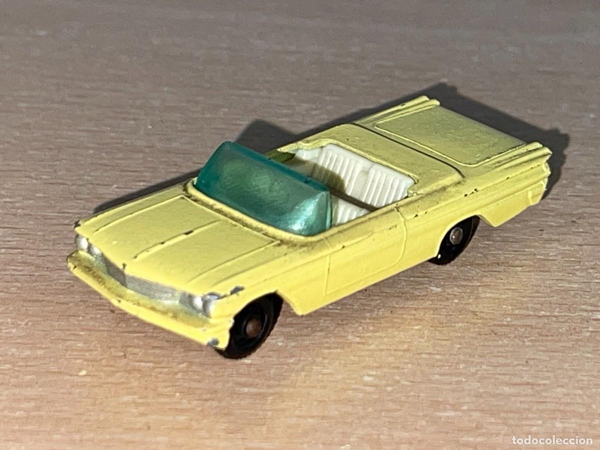 Coches a escala Matchbox: 537- Antiguo coche Matchbox Lesney Pontiac Convertible N&ordm; 39 a&ntilde;os 60 Made in England die-cast metal