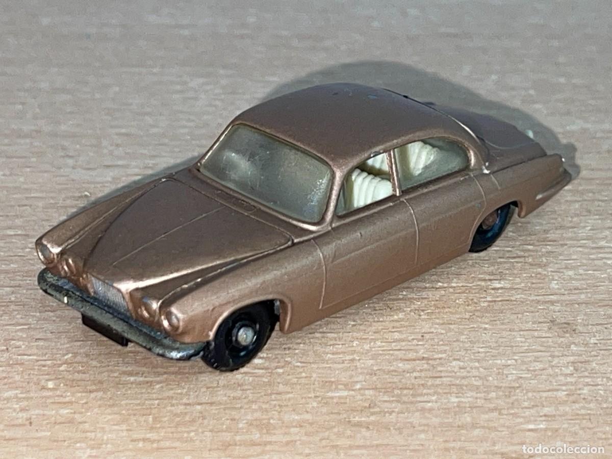 Coches a escala Matchbox: 538- Antiguo coche Matchbox Lesney Jaguar MK 10 N&ordm; 28 a&ntilde;os 60 Made in England die-cast metal car