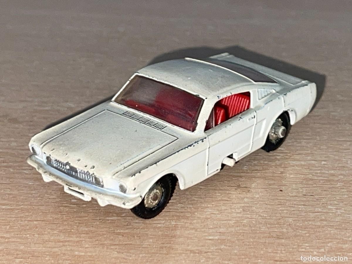 Coches a escala Matchbox: 544- Antiguo coche Lesney Matchbox Series Ford Mustang N&ordm; 8 a&ntilde;os 60 Made in England die-cast metal