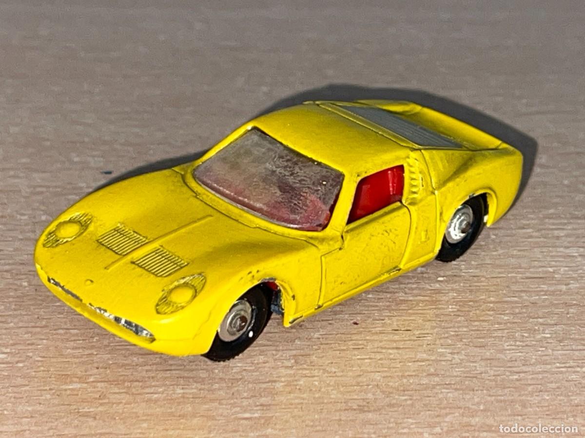 Coches a escala Matchbox: 549- Antiguo coche Lesney Matchbox Series Lamborghini Miura N&ordm; 33 a&ntilde;os 60 Made in England die-cast