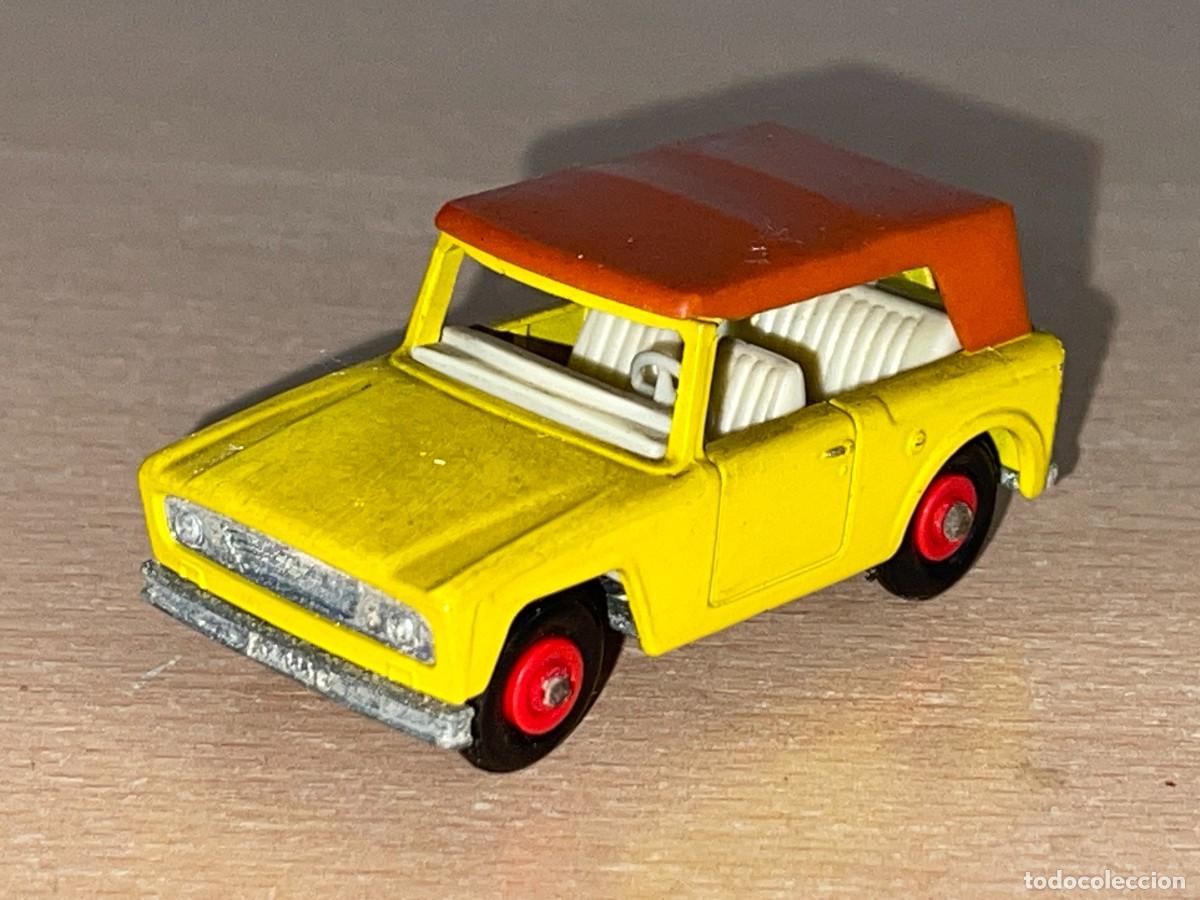 Coches a escala Matchbox: 556- Antiguo coche Lesney Matchbox Series Field Car N&ordm; 18 amarillo a&ntilde;o 1969 Made in England die-cast