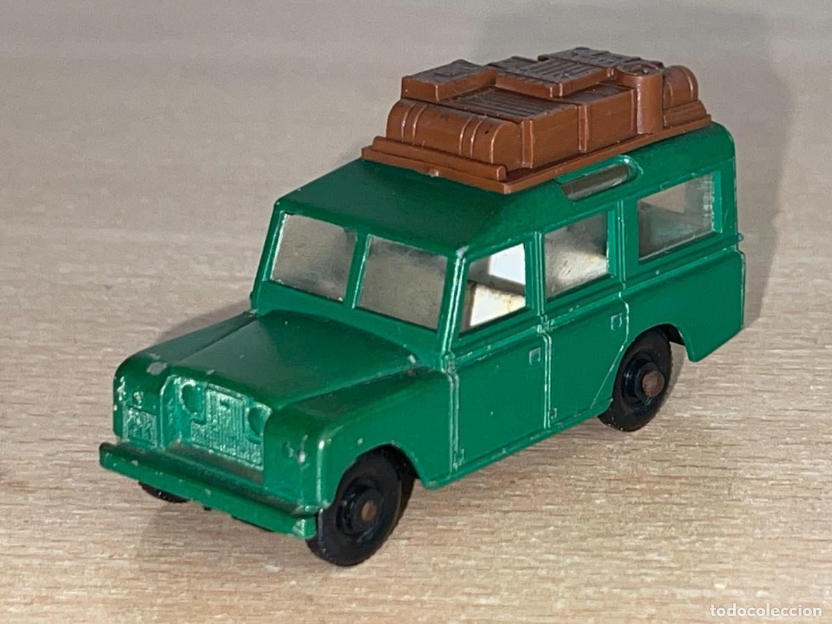 Coches a escala Matchbox: 557- Antiguo coche Lesney Matchbox Series Land Rover Safari N&ordm; 12 a&ntilde;os 60 Made in England die-cast