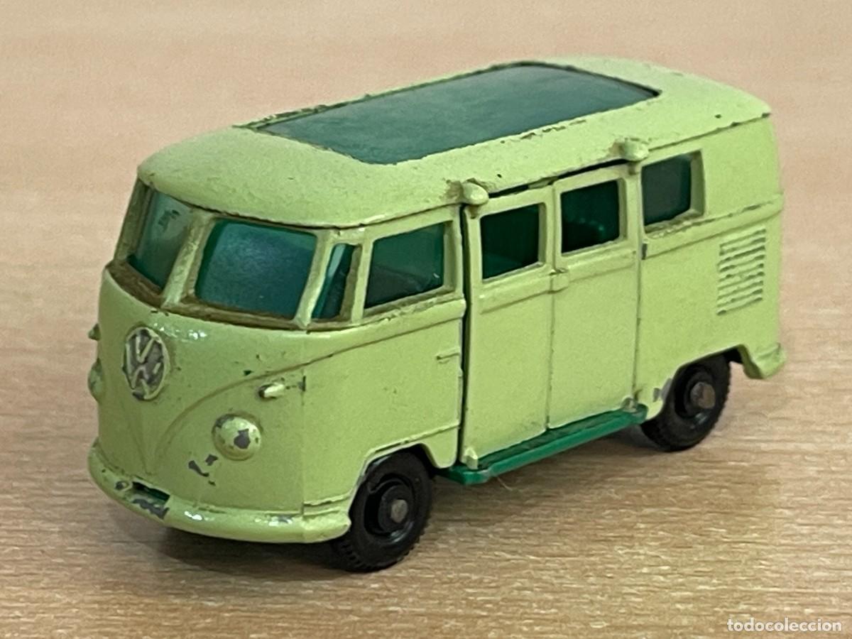 Coches a escala Matchbox: 566- Antiguo furgoneta Lesney Matchbox Series Volkswagen Caravette N&ordm; 34 a&ntilde;os 60 Made in England