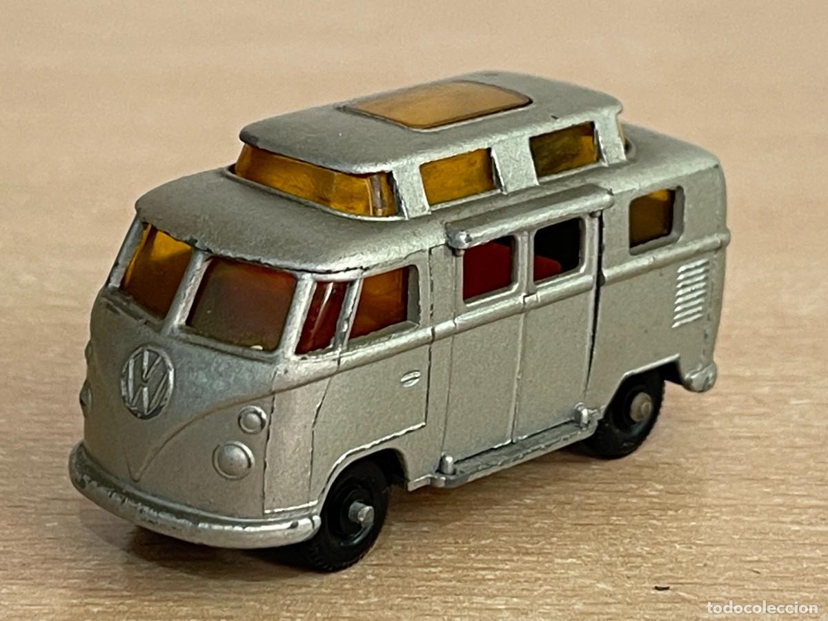 Coches a escala Matchbox: 568- Antiguo furgoneta Lesney Matchbox Series Volkswagen Camper N&ordm; 34 a&ntilde;os 70 Made in England