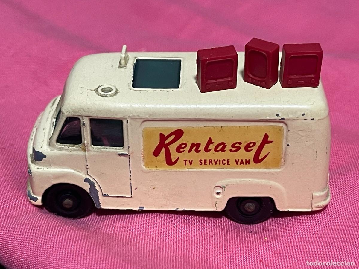 Coches a escala Matchbox: 569- Antiguo furgoneta Matchbox Lesney TV Service Van Rentaset N&ordm; 62 a&ntilde;os 60 Made in England