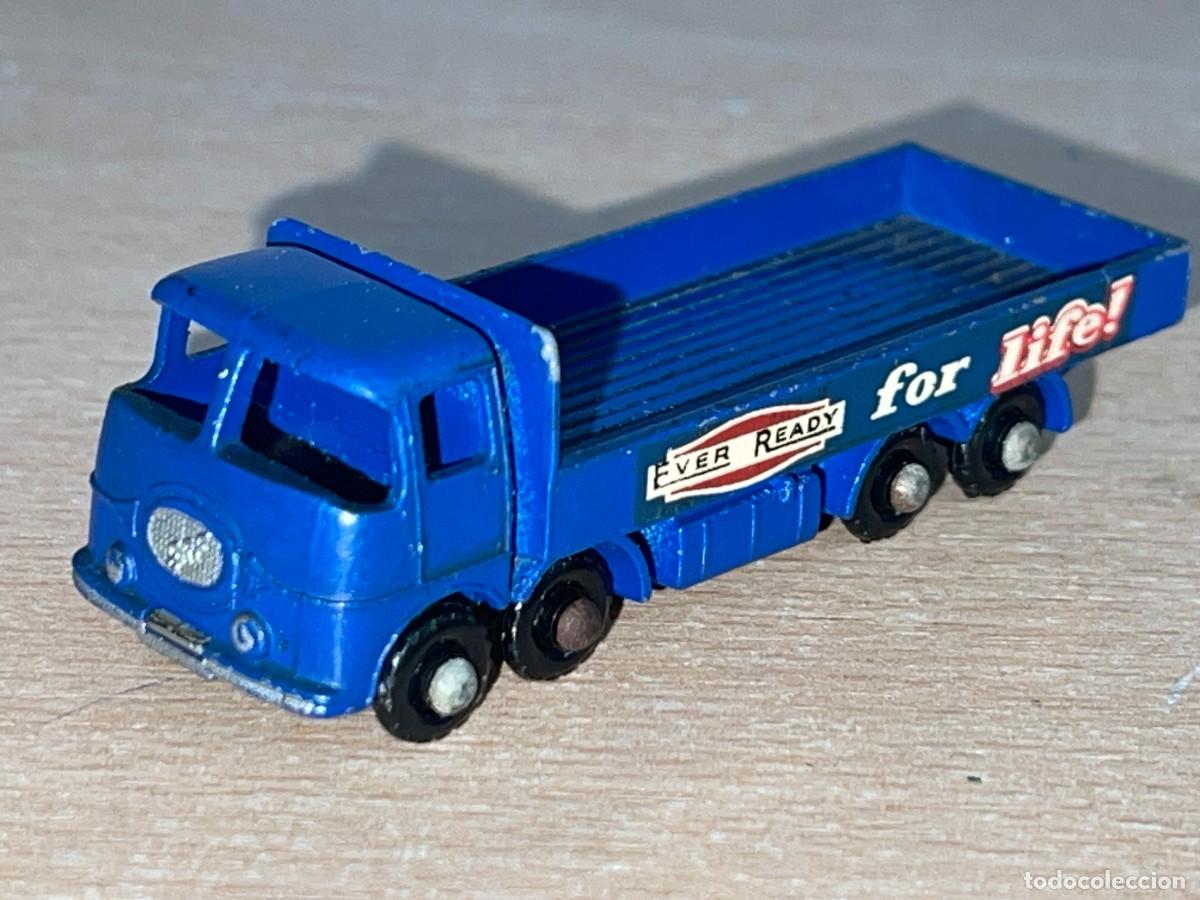 Coches a escala Matchbox: 575- Antiguo cami&oacute;n Matchbox Moko Lesney ERF 68G Truck N&ordm; 20 a&ntilde;os 60 Made in England die-cast