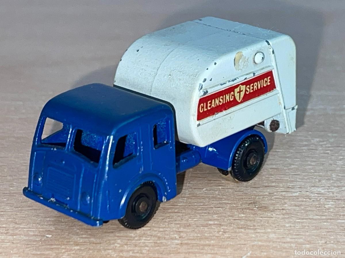 Coches a escala Matchbox: 582- Antiguo cami&oacute;n Matchbox Lesney Tippax Refuse Collector Basura N&ordm; 15 a&ntilde;os 60 Made in England