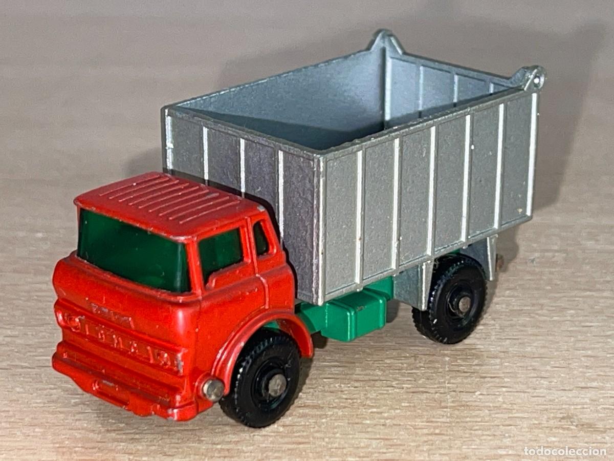 Coches a escala Matchbox: 585- Antiguo cami&oacute;n Lesney Matchbox Series GMC Tipper Truck Volquete N&ordm; 26 a&ntilde;os 60 Made in England