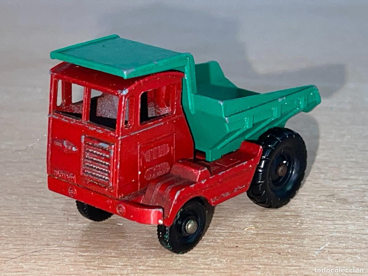 Coches a escala Matchbox: 586- Antiguo cami&oacute;n Matchbox Lesney Muir Hill Dumper Volquete N&ordm; 2 a&ntilde;os 60 Made in England