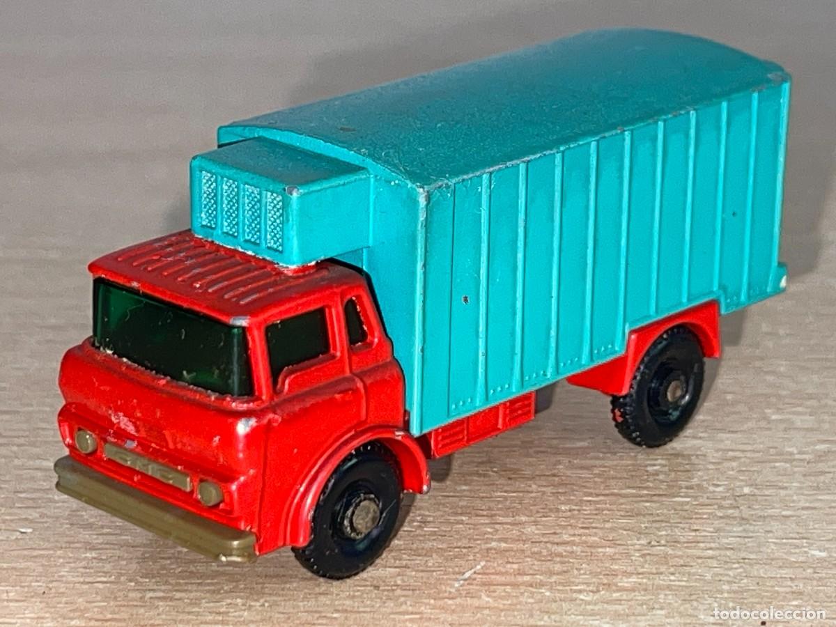 Coches a escala Matchbox: 592- Antiguo cami&oacute;n Lesney Matchbox Series Refrigerator Truck N&ordm; 44 a&ntilde;os 60 Made in England die-cast