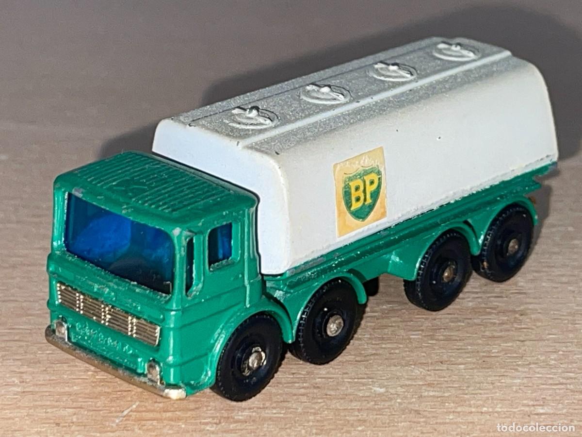 Coches a escala Matchbox: 610- Antiguo cami&oacute;n Lesney Matchbox Series Leyland Petrol Tanker BP N&ordm; 32 a&ntilde;os 60 Made in England